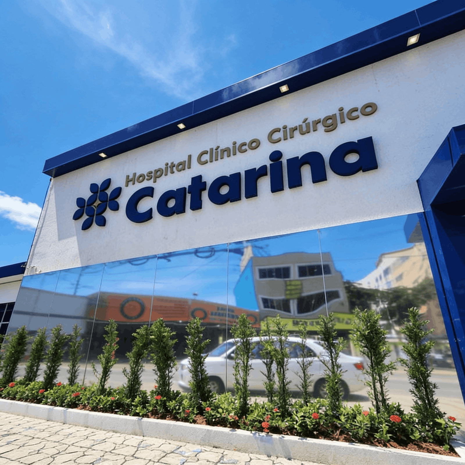Fachada do Hospital Catarina em Nova Iguaçu
